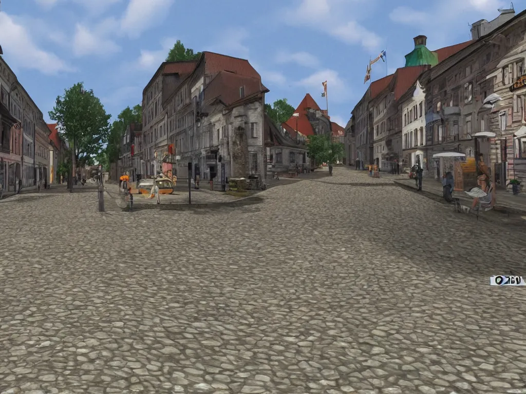 Image similar to Estonia as a PS1 first person video game