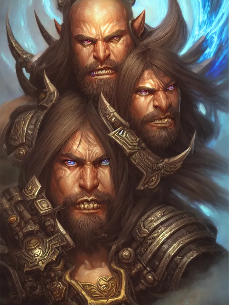 Image similar to World of Warcraft epic character portrait drawn by Katsuhiro Otomo, photorealistic style, intricate detailed oil painting, detailed illustration, oil painting, painterly feeling, centric composition singular character