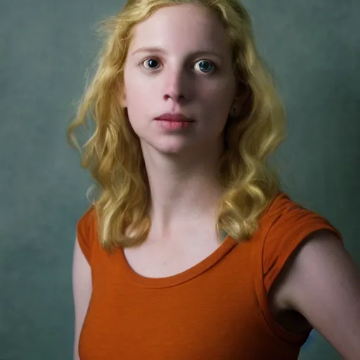 Prompt: annabeth chase, portrait by Annie Leibovitz