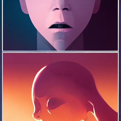 Image similar to face icon stylized minimalist scary stories to tell in the dark, loftis, cory behance hd by jesper ejsing, by rhads, makoto shinkai and lois van baarle, ilya kuvshinov, rossdraws global illumination