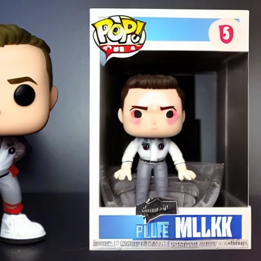 Image similar to funko pop elon musk