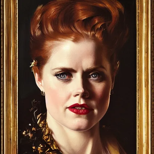 Image similar to amy adams in prey picture by j. c. leyendecker and peter paul rubens, asymmetrical, dark vibes, realistic painting, organic painting, matte painting, geometric shapes, hard edges, graffiti, street art : 2 by j. c. leyendecker and peter paul rubens : 4