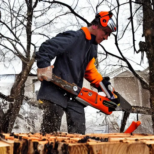 Image similar to screwdriver chainsaw man wreaking havoc