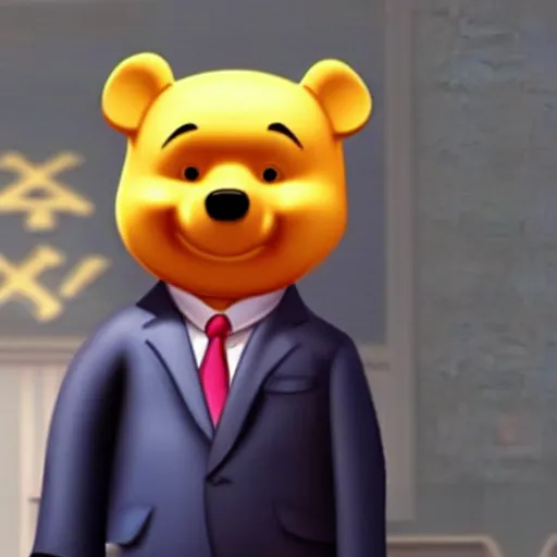 Image similar to chairman xi the pooh