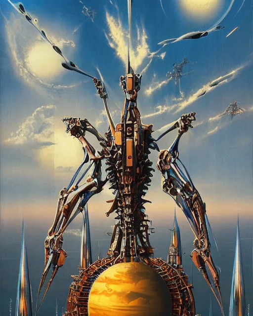 Image similar to evangelion by bruce pennington, biomechanical, 4 k, hyper detailed