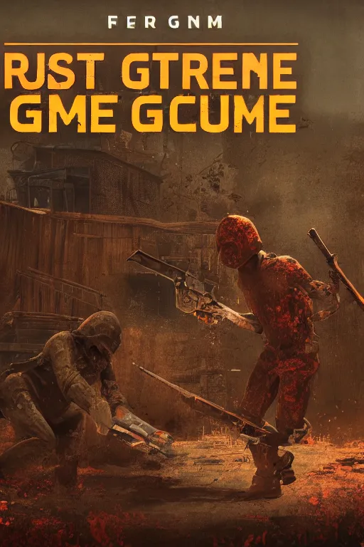 Image similar to Rust game poster