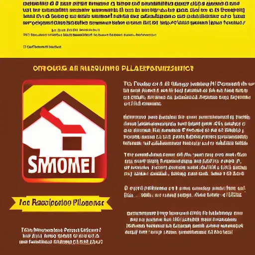 Prompt: smoke response plan brochure