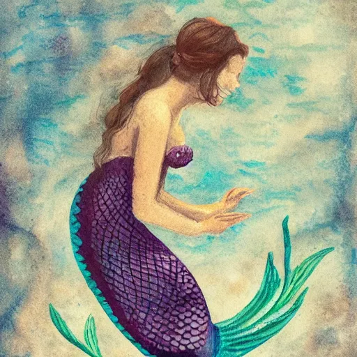 Image similar to a mermaid