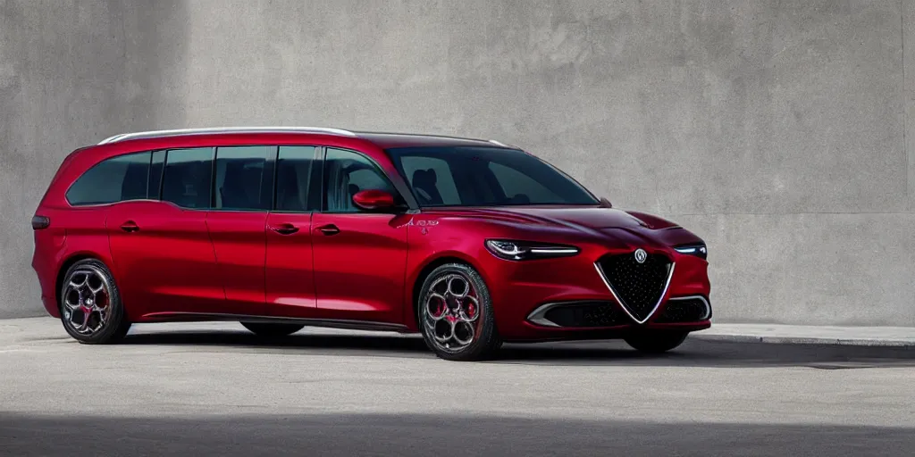 Image similar to 2022 Alfa Romeo Minivan