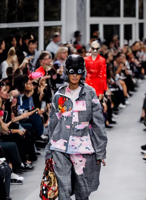 Image similar to hyperrealistic and heavy detailed balenciaga runway show of ghost busters, leica sl 2 5 0 mm, vivid color, high quality, high textured, real life