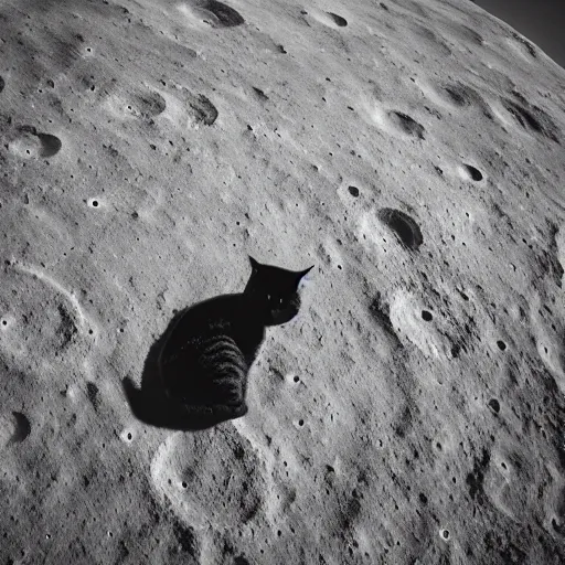 Image similar to cat aas astronaut on the moon sigma 1 4 mm f / 1. 8 the earth is seen in the background surrounded by an asteroid belt made of cat toys