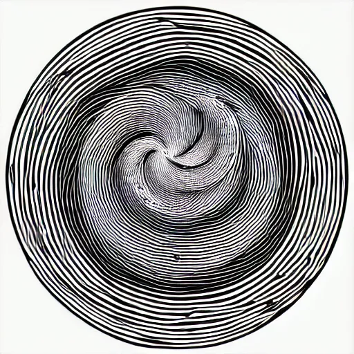 Image similar to black and white illustration spiral galaxy vector