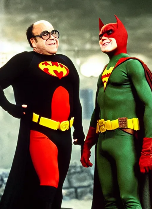 danny devito as robin batmans sidekick Stable Diffusion OpenArt danny devito as robin batmans sidekick Stable Diffusion OpenArt