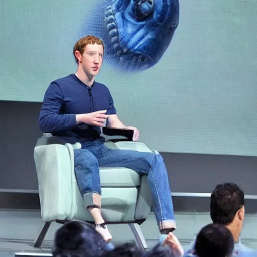 Prompt: alien mark zuckerberg