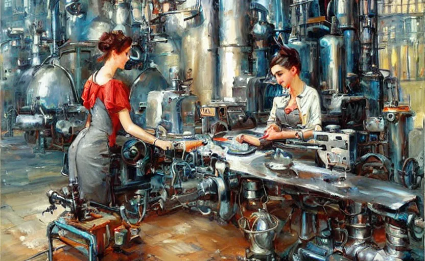 Image similar to Industrial complex. By Konstantin Razumov, highly detailded