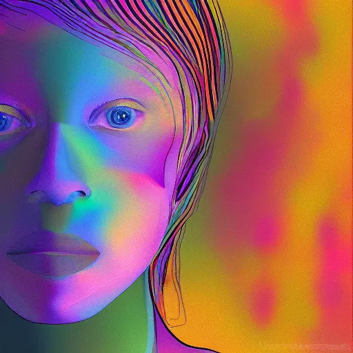 Image similar to the subtle shades of consciousness, a digital painting