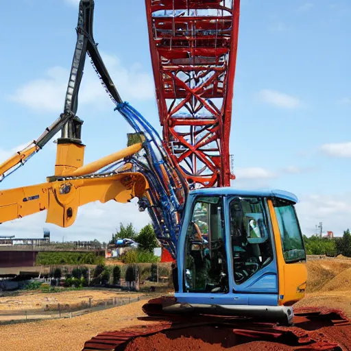 Image similar to bucket - wheel - excavator robot