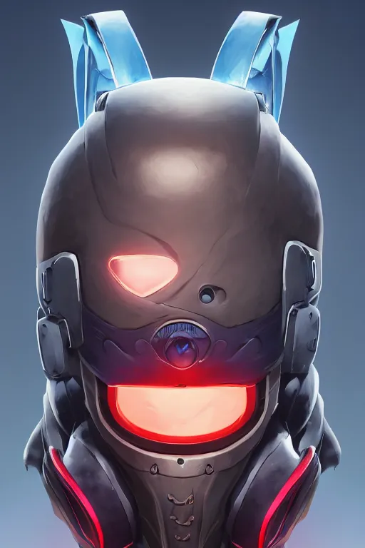 Image similar to epic mask helmet robot ninja portrait stylized as fornite style game design fanart by concept artist gervasio canda, behance hd by jesper ejsing, by rhads, makoto shinkai and lois van baarle, ilya kuvshinov, rossdraws global illumination radiating a glowing aura global illumination ray tracing hdr render in unreal engine 5