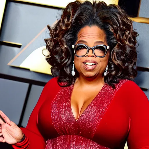 Prompt: Oprah Winfrey as the Empress of the entire earth