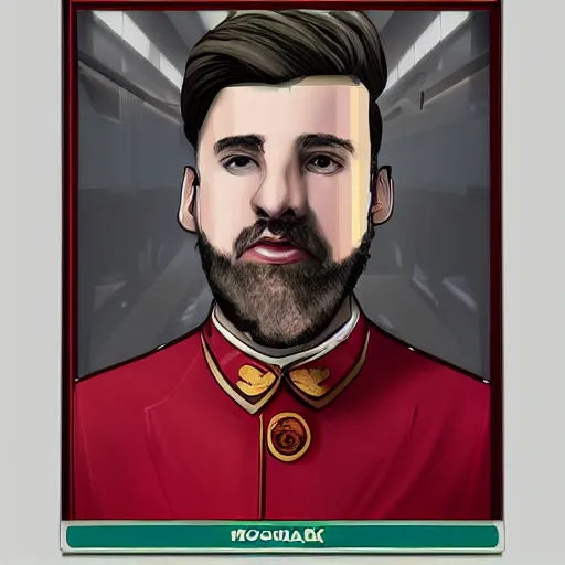 Image similar to photo of Monark (YouTuber) as a dictator, 4k