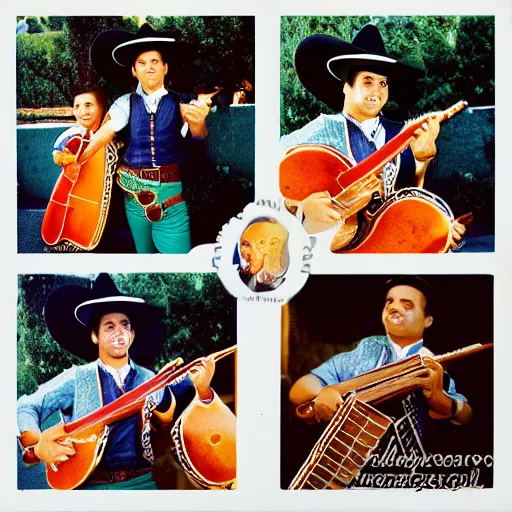 Image similar to photo, portrait, mariachi band, tlaquepaque, kodak ektachrome,