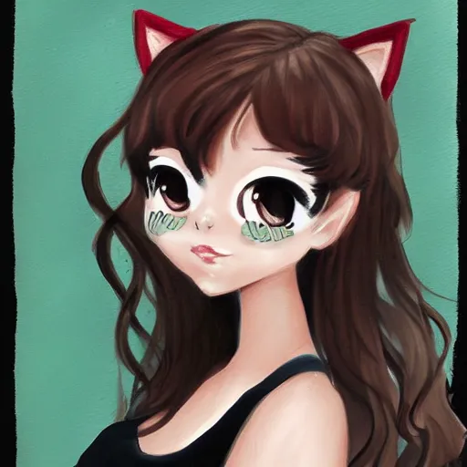 Image similar to portrait of cute girl art by laica chrose