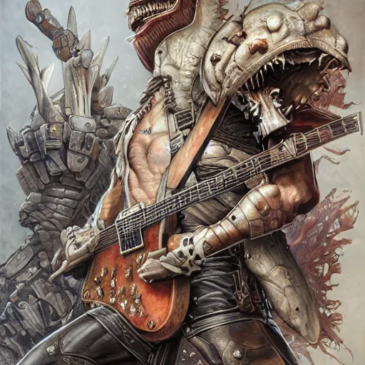 Prompt: artwork by adrian smith