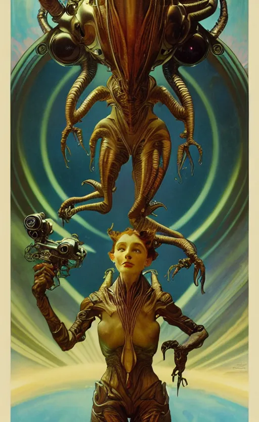 Image similar to exquisite imaginative alien creature poster art, movie art, by lucusfilm, weta studio, alphonso mucha, james jean, frank frazetta, 8 k, denoised