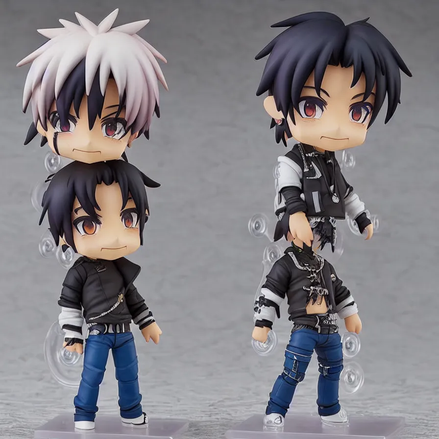 Image similar to lil uzi vert, an anime nendoroid of lil uzi vert, figurine, detailed product photo