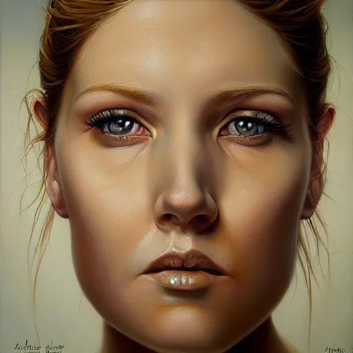 Prompt: hyper realistic oil painting by mike dargas