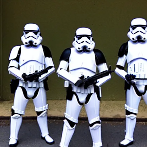 Prompt: stormtroopers in austin