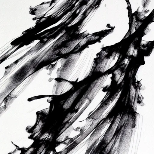 Image similar to ink art by xu wei