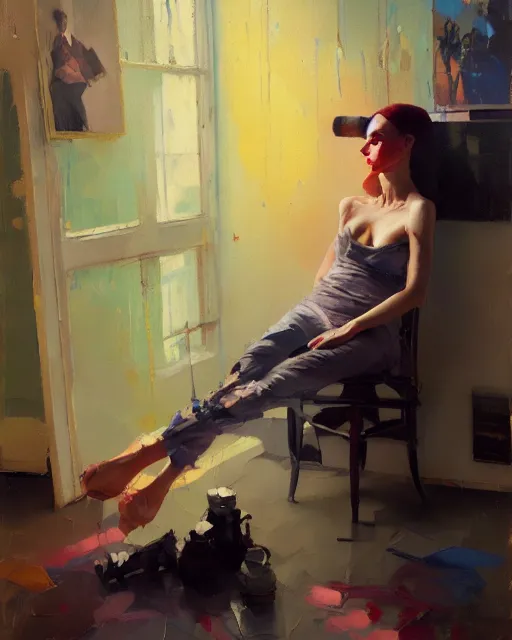 Image similar to benefit of all, ill of none, ( impressionistic oil painting by malcom liepke ), alexi zaitsev, craig mullins, melinda matyas, tooth wu, wlop, denis sarazhin, bold brushstrokes, highly detailed, award winning, textured, masterpiece