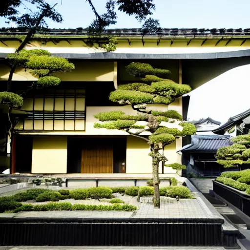 Prompt: modern japanese architecture