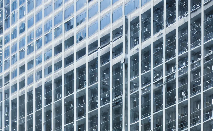 Image similar to photograph of the AEP building, one point perspective, 1-point perspective, tilt shift, sigma 85mm f/1.4, 4k, depth of field, high resolution, 4k, 8k, hd, full color