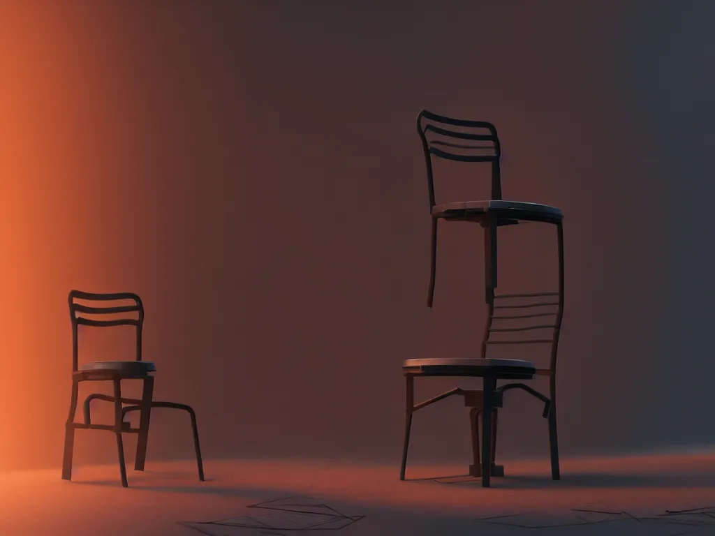 Prompt: film still of a chair in a marvel movie, science fiction industrial hard science concept art, 8K render octane high definition cgsociety, photorealistic, unreal engine 5