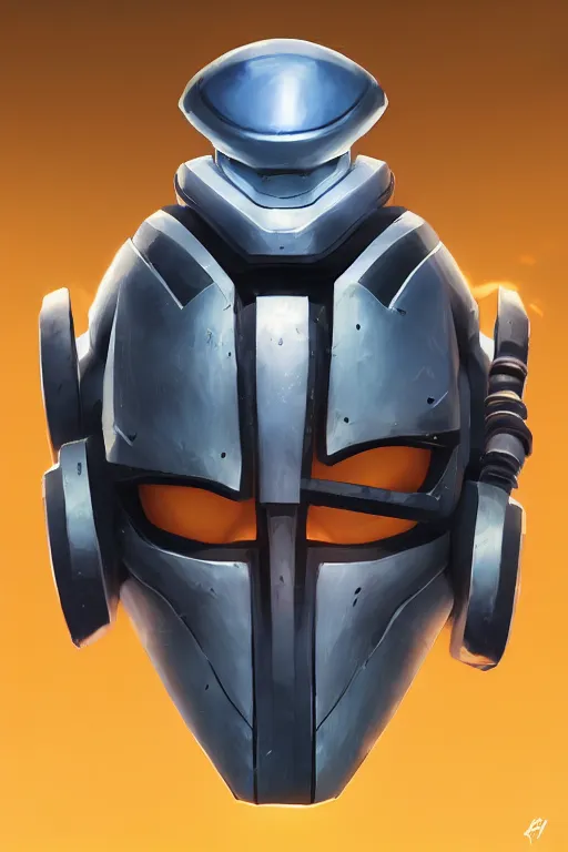 Image similar to epic mask helmet robot ninja portrait stylized as fornite style game design fanart by concept artist gervasio canda, behance hd by jesper ejsing, by rhads, makoto shinkai and lois van baarle, ilya kuvshinov, rossdraws global illumination radiating a glowing aura global illumination ray tracing hdr render in unreal engine 5