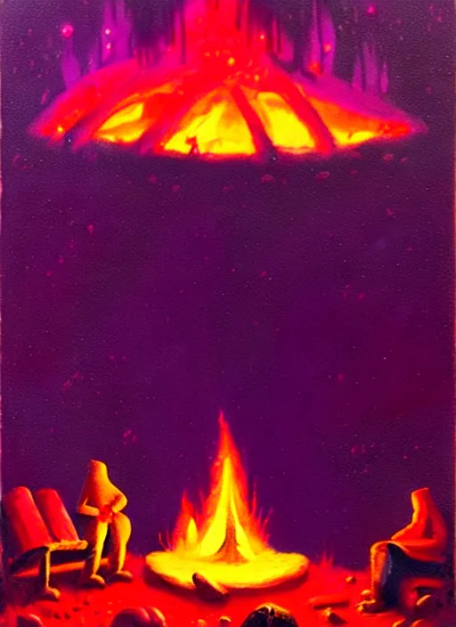 Image similar to camp fire by paul lehr