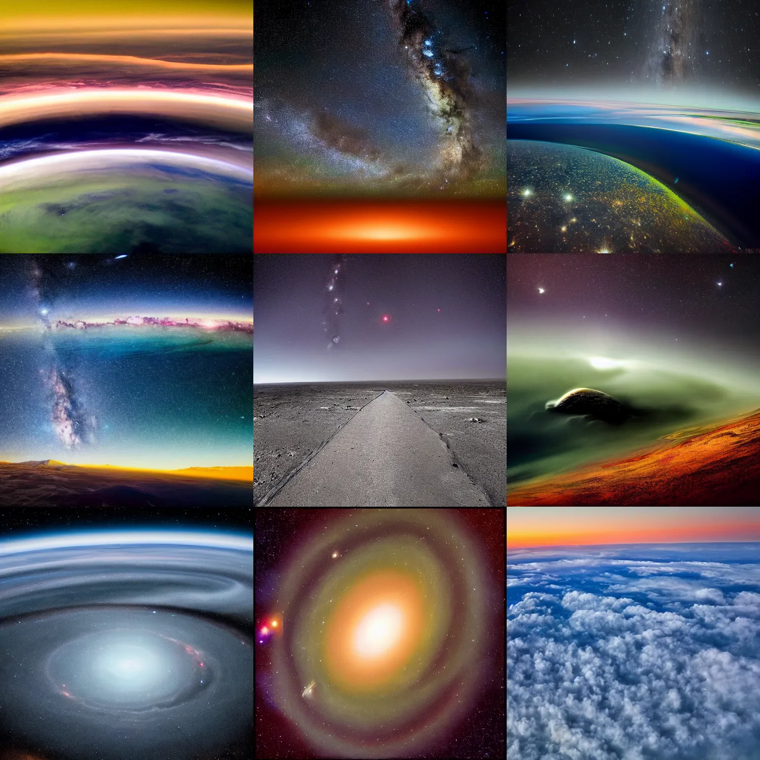 Prompt: the edge of the universe, breathtaking photography