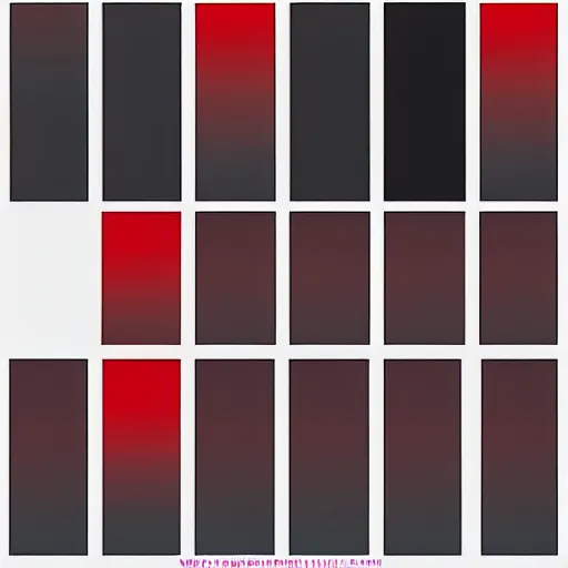 Image similar to vertical gradient of 3 colors: #ffffff #ff0000 #333333, nice gradient of white, red and black color, photoshop gradient tool screenshot, Art station, learn how to mix paint tutorial, 8k screen recording