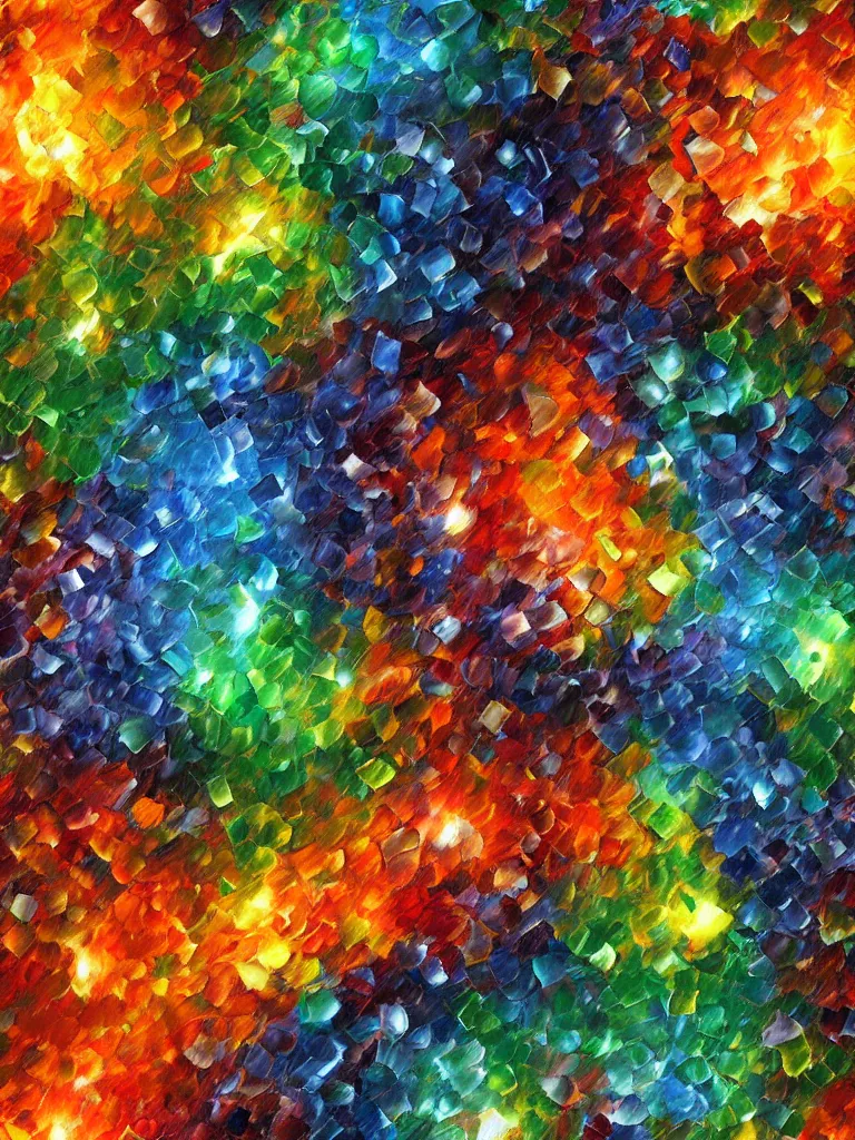 Image similar to seamless repeating texture, cryengine render, android jones, leonid afremov
