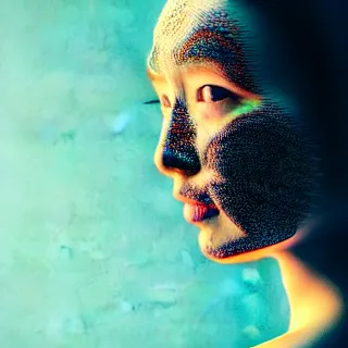 Image similar to portrait of a redheaded short hair woman with freckles. intricate abstract. intricate artwork. by Tooth Wu, wlop, beeple, dan mumford. octane render, trending on artstation, greg rutkowski very coherent symmetrical artwork. cinematic, hyper realism, high detail, octane render, 8k, chrome accents