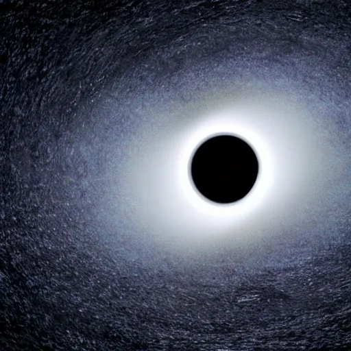 Prompt: inside of a blackhole-n 9