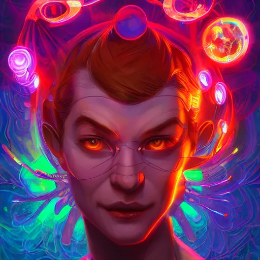 Image similar to skill magic geek inside matrix deepdream radiating a glowing aura stuff loot legends stylized digital illustration video game icon artstation lois van baarle, ilya kuvshinov, rossdraws,