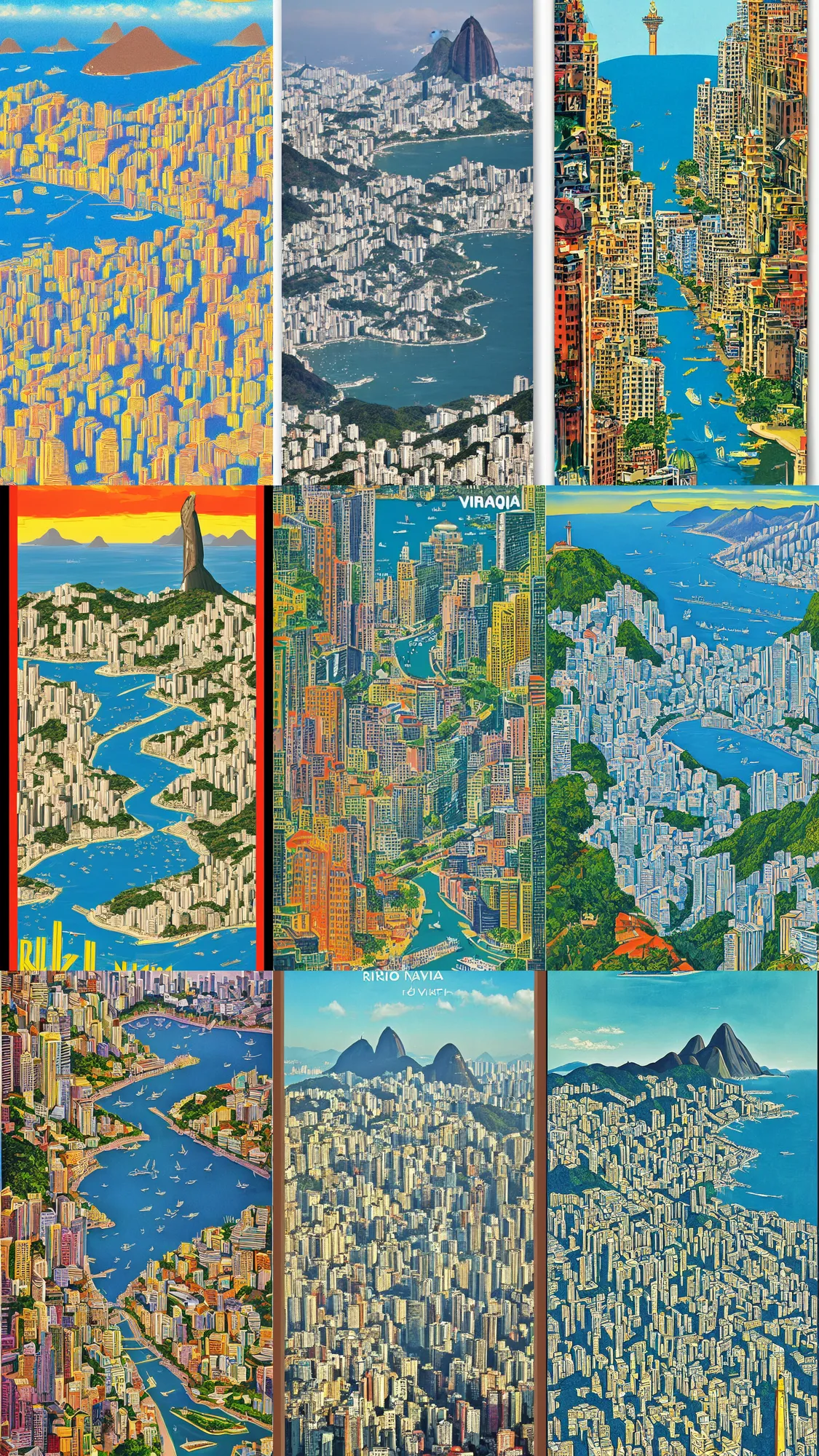 Image similar to Rio de Janeiro, poster by Kerne Erickson