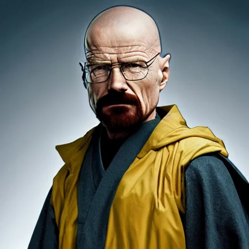 Image similar to walter white as a jedi from star wars
