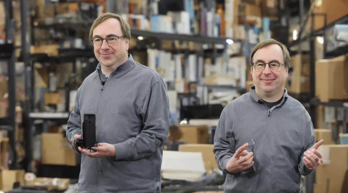 Image similar to vinil scale figure of Linus Torvalds, photo product