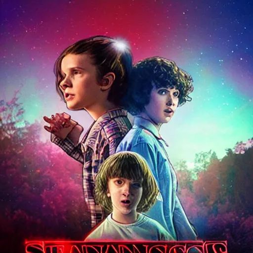 Image similar to Eddie Munson and Chrissy Cunningham from stranger things dancing on the clouds, photography, cinematic, cinematic lighting, ultra realistic, ultra detailed, hyper realistic, epic, photorealistic, beautiful