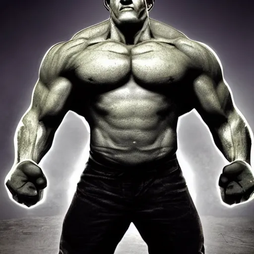 Image similar to white colored hulk