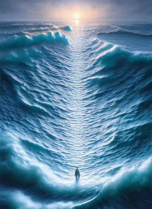Image similar to A hyper-detailed 3d render like a Oil painting of the Ocean’s dream of the Upward Spiral, surreal!!!!, lifelike, photorealistic, digital painting, aesthetic, smooth, sharp focus, Artstation HD, by Greg Rutkowski, Chris Tulloch McCabe, Valentina Remenar and Asher Duran,